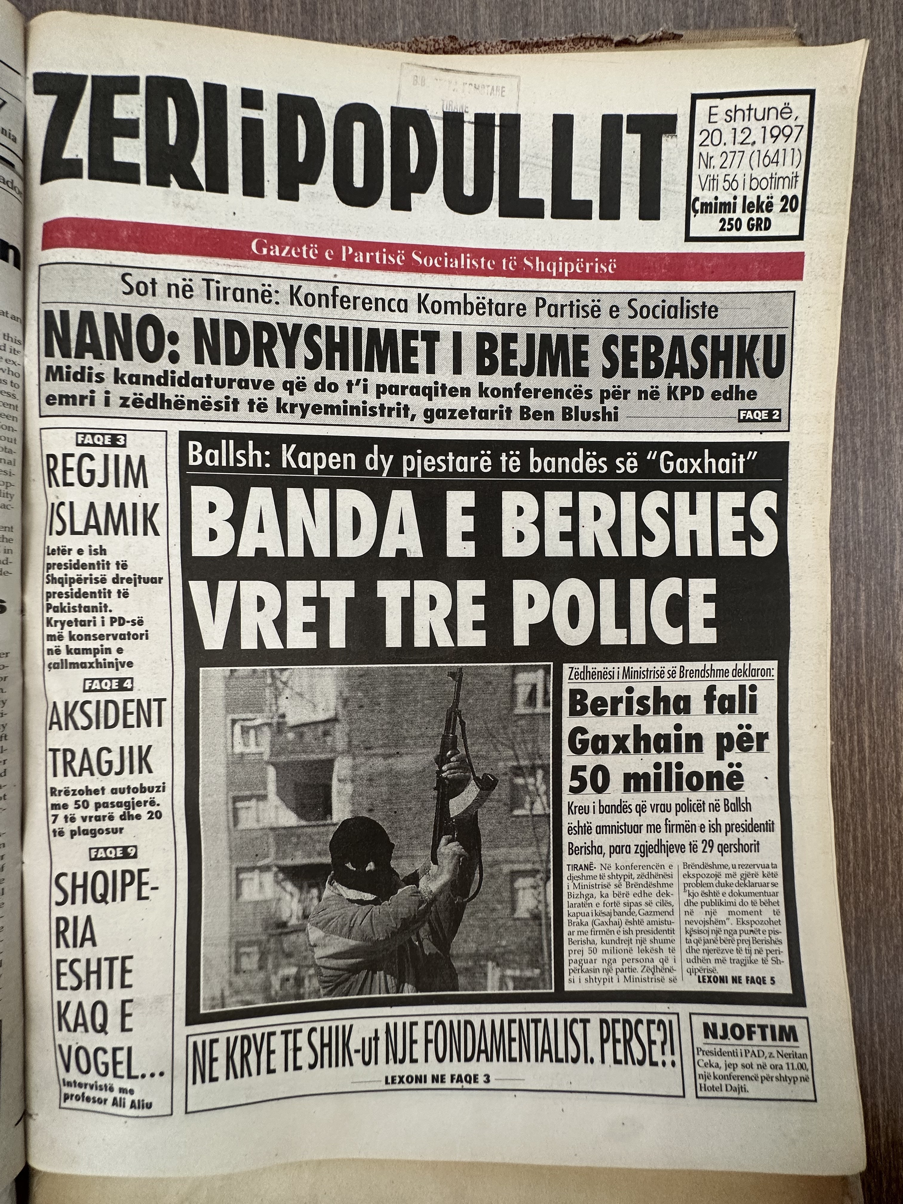 Zëri i Popullit 1997-12-20